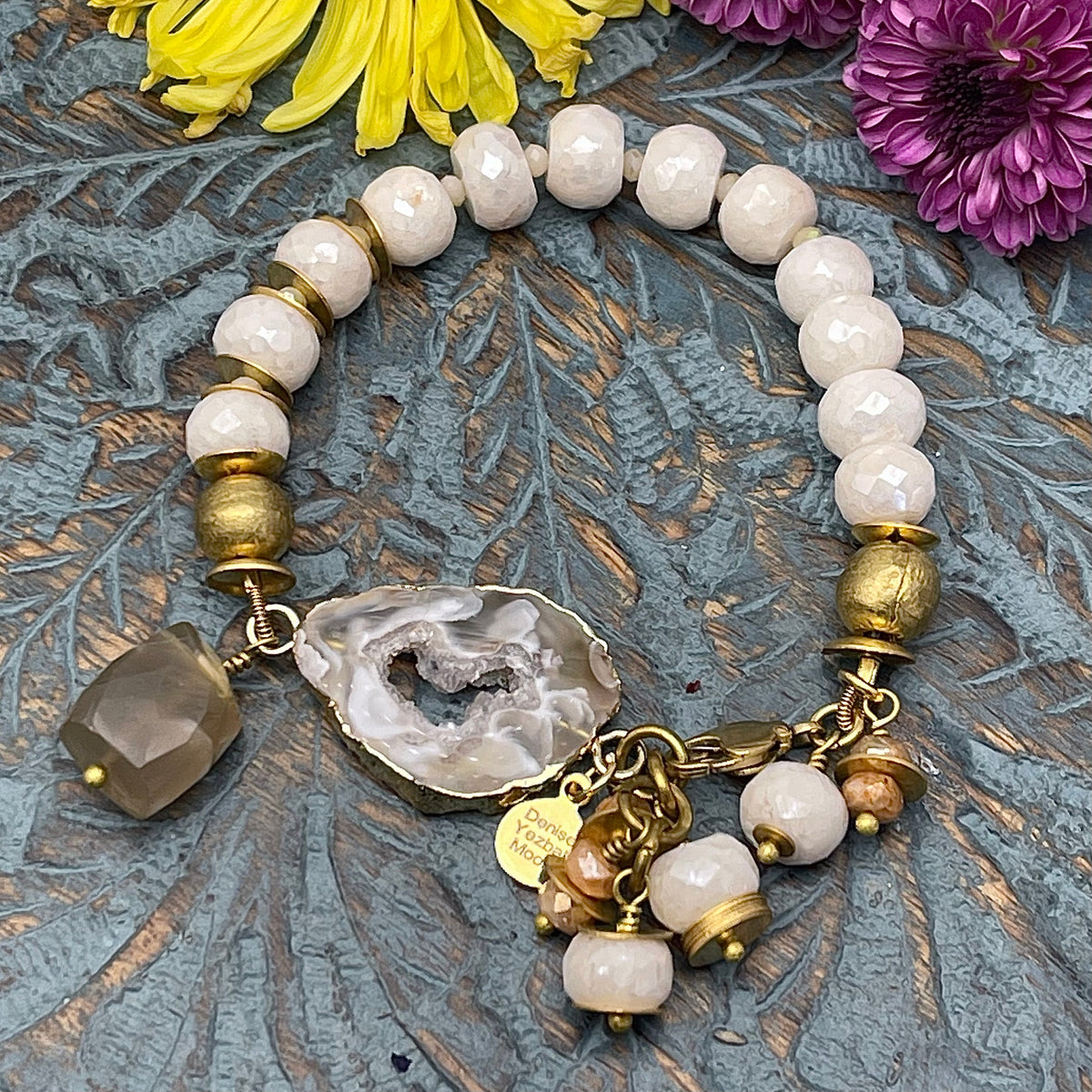 Druzy hot sale bracelet stack