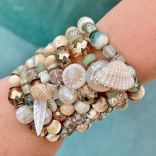 Beach Stretch  Bracelets Feathers Set 3