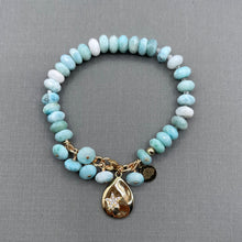 Larimar Star Drop Bracelet