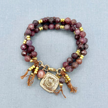 Ruby Bohemian Bracelet