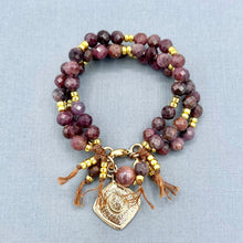 Ruby Bohemian Bracelet