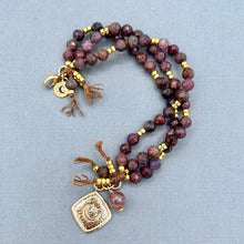 Ruby Bohemian Bracelet