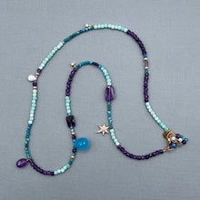 4-Wrap Semiprecious Stone Bracelet Can Be Worn As A Necklace