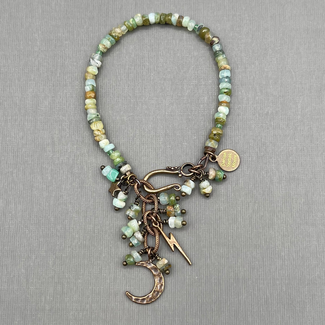 Amazonite Celestial Charm Bracelet