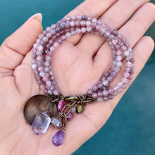 Madagascar Rose Quartz 5-Strand Bracelet - Denise Yezbak Moore Designs