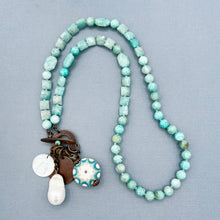 Amazonite Charm Necklace