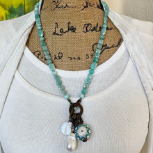 Amazonite Charm Necklace