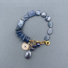 Kyanite & Mystic Moonstone Bracelet