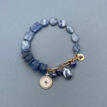 Kyanite & Mystic Moonstone Bracelet