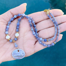 Tanzanite and Freshwater Pearl Necklace