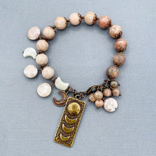 Moonstone Moon Phase Bracelet