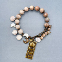 Moonstone Moon Phase Bracelet