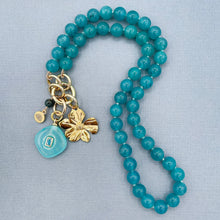 Mozambique Amazonite Charm Necklace