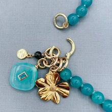 Mozambique Amazonite Charm Necklace