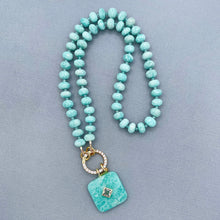 Amazonite Charm Necklace