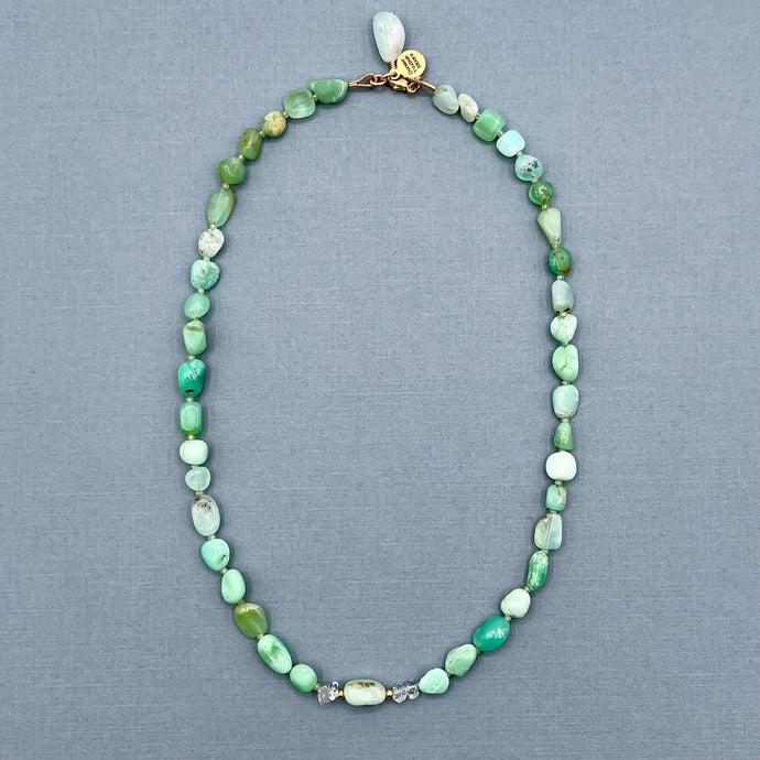 Australian Chrysoprase Nugget Necklace