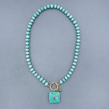 Amazonite Charm Necklace