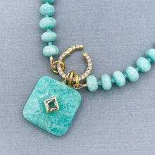 Amazonite Charm Necklace
