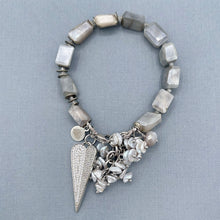 Mystic Moonstone Heart Bracelet