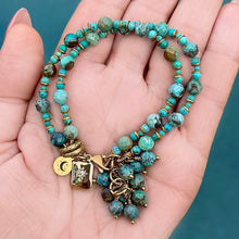 turquoise Star Charm Bracelet