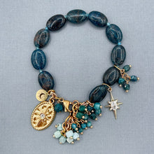 Blue Apatite Star Bracelet
