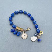 Lapis Lazuli & Hematite Bracelet