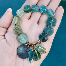 Roman Glass Charm Bracelet