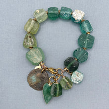 Roman Glass Charm Bracelet
