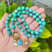 Green Jasper Star Necklace