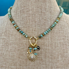 Brazilian Turquoise Celestial Charm Necklace