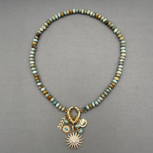 Brazilian Turquoise Celestial Charm Necklace