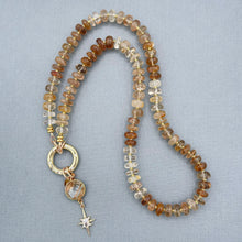 Topaz Star Charm Necklace
