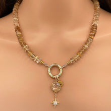 Topaz Star Charm Necklace