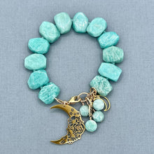 Brazilian Amazonite Moon Bracelett