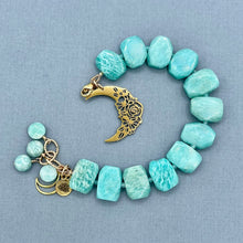 Brazilian Amazonite Moon Bracelett