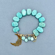 Brazilian Amazonite Moon Bracelett