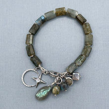 Labradorite Star and Moon Bracelet