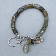 Labradorite Star and Moon Bracelet