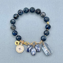 Dumortierite Star Bracelet