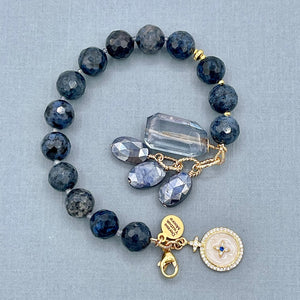 Dumortierite Star Bracelet