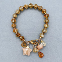 Citrine Star Charm Bracelet