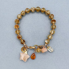 Citrine Star Charm Bracelet