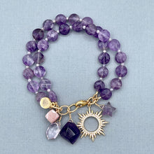 Amethyst Sun Bracelet