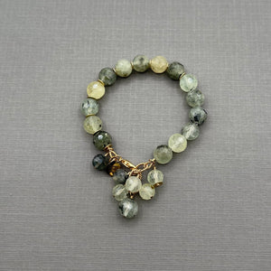 Prehnite Gold Filled Bracelet