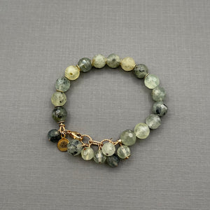 Prehnite Gold Filled Bracelet