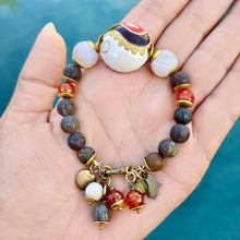 Paisley Carved Bronzite Bracelet