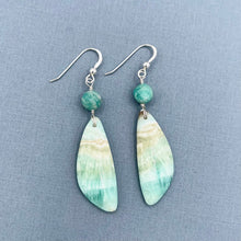 Black Gold Amazonite Earrings