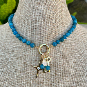 Apatite Star Charm Necklace