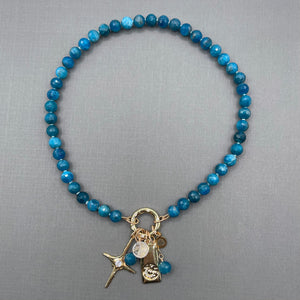 Apatite Star Charm Necklace