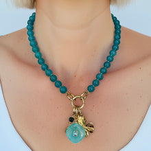 Mozambique Amazonite Charm Necklace